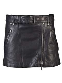 Plein Sud Jeanius Mini Leather Skirt   Anastasia Boutique   farfetch 