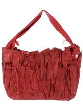 SAMSARA BY PASSONIA   Waxed cotton shoulder bag