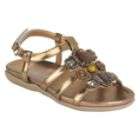   sandal us10 bronze locust stud embellished t strap women sandal us10