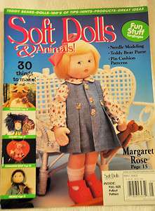 Soft Dolls & Animals Craft Magazine May 2003 Brenda Brightmore Teddy 