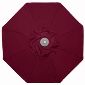   ft. Deluxe Auto Tilt Patio Umbrella, Red Patio, Lawn & Garden