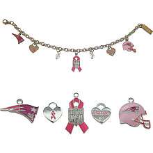 Pro Specialties New England Patriots Breast Cancer Awareness Bracelet 