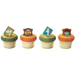 Phineas and Ferb Cupcake Rings  Toys & Games  