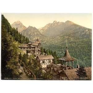   Hotel Rosa in the Great Kohlbacherthal, Tatra, Austro Hungary Home