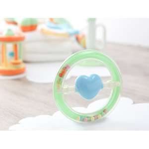  Homecare Heart Ring Shaped Teether Rattle Shake 