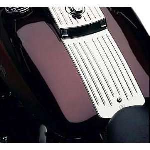 Ness Tech Chrome Billet Grooved Lower Dash Panel For 1984 1999 Harley 