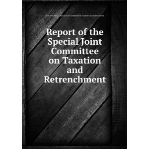  Report of the Special Joint Committee on Taxation and 