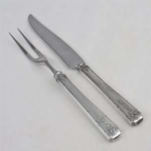 Milady by Community, Silverplate Carving Fork & Knife, Steak Size 