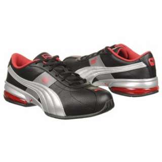 Athletics Puma Kids Cell Turin Perf Pre/Grd Black/Silver/Grey Shoes 