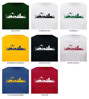   Shirt Ruhrpott Skyline Stadt Ruhrgebiet Sols 8 Farben S   5XL  