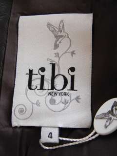 TIBI Dress PERFORATED LEATHER versatile 4 NWT  
