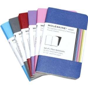 Moleskine Volant X Small Plain Pink Rose Notebook (Set of 