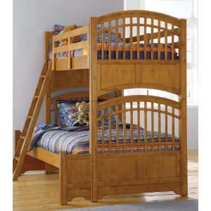   Bunk Bed w/Full Bed Extension & Trundle   Pulaski 633154 Bunk Bed