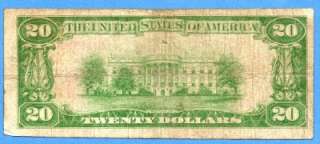 ecoins49 1929 $20 National Currency Stillwater,MN Ch# 2674 Low 