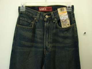 NWT Loose Straight 569 LEVIS Jeans Boys 14 Husky 33x28  