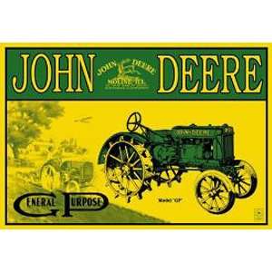  John Deere Model GP Tractor Metal Tin Sign Nostalgic