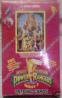 1994 Sealed Box POWER RANGERS TRADING CARDS Series 2  