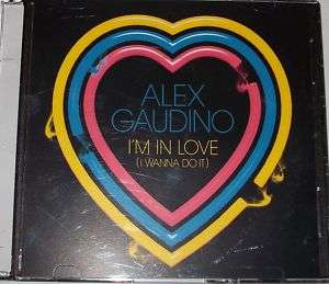 ALEX GAUDINO PROMO CD SINGLE IM IN LOVE ( 2010)  