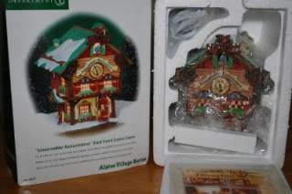 Dept 56 Schwarzwalder Kuckucksuhren Cuckoo Clocks NEW  