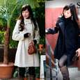   Womens Woolen Fabric Wide Lapels Coat Jacket Fashion with Belt  