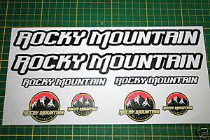 rocky mountain bike stickers decals set rockymountain W  