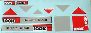 Look decal set Bernard Hinault carbon frame  