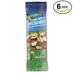 Planters Flavor Grove Pistachio Jalapeno Tube Nut, 1.5 Ounce (Pack of 