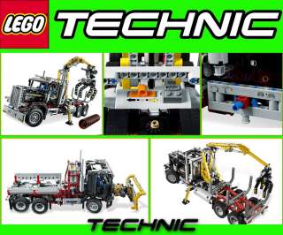 LEGO Technik 9397 Holztransporter + 9395 Pickup Abschleppwagen Pick Up 