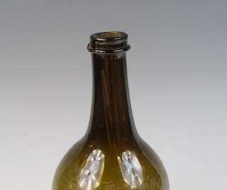   Dutch/English Wine   Bottle 18th C Onion Excavated Pefect  