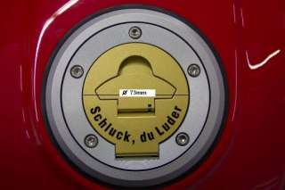Schluck du Luder   Aufkleber für Tankdeckel Ducati  