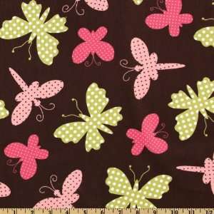   Cool Cords Butterfly Brown Fabric By The Yard Arts, Crafts & Sewing