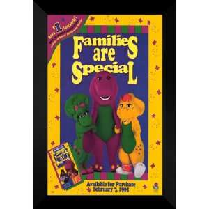   Barney Families Are Special 27x40 FRAMED Movie Poster