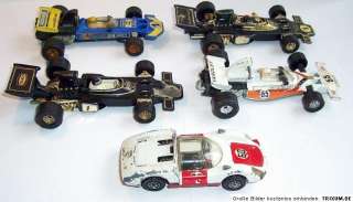 CORGI Konvolut 5 alte Rennsport/ Formel 1 Modelle 70er  