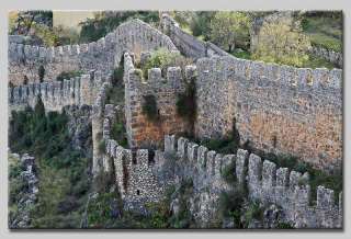 Leinwand Bild Alanya Burg Mauer Mittelalter Seldschuken  
