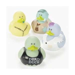  12 pc Vinyl Zombie Rubber Duckies Toys & Games