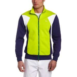  Puma Mens Golf Colorblock Track Jacket