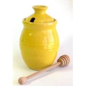  Honey Pot    Bright Yellow Glaze