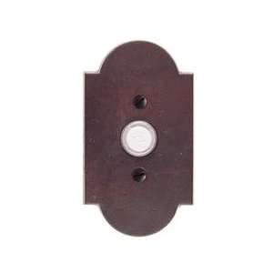  Emtek 2421 Sandcast Bronze Doorbell Button with 1 Rosette 