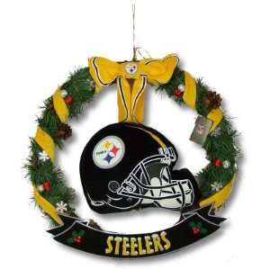    NFL Pittsburgh Steelers Helmet Door Wreath
