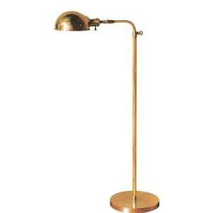 Studio Old Pharmacy Floor Lamp in Hand Rubbed Antique Brass by Visual 