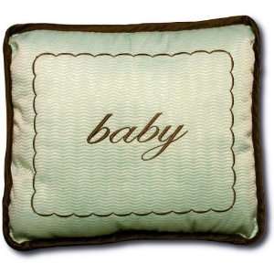  Baby Picasso Sage Baby Pillow by Lambs & Ivy Baby