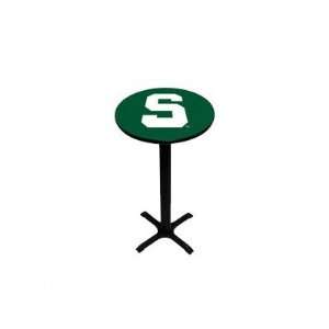   MSUPTB   x Michigan State University Pedestal Pub Table Logo Design S