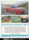 1980 1981 Mazda RX7 Pacific IMSA Body Kit Car Brochure