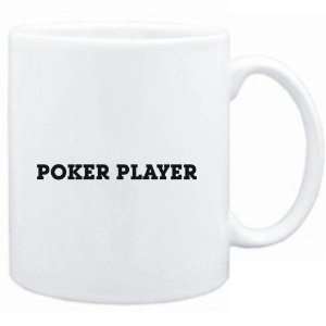    Mug White  Poker Player SIMPLE / BASIC  Sports