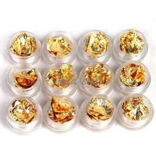 Top quality of 12 pots gold foil decoration in individual pot.
