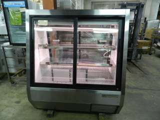   Steel TDBD 48 4 Refrigerated Deli Display case ham cheese clean  