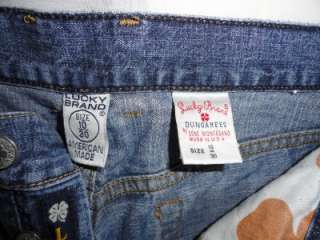 Lucky Brand Womens Button Fly Jeans Size 10/30 (32x31)  