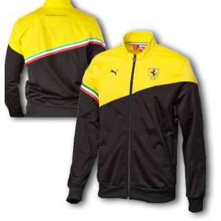 Puma Ferrari SF Duo Color Yellow Black Track Jacket SIZE L  
