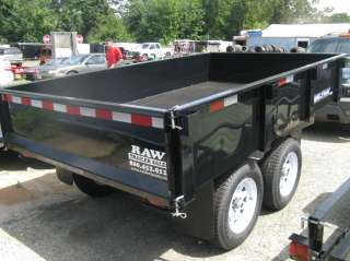 New 2011 Sure Trac 7K T/A Deck Over Dump Trailer 6x10  