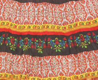 Bollywood Bellydance Gypsy Hippie Cotton Long Skirt 24  